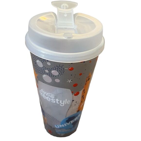 Universal Studios Florida Souvenir Coca Cola Drinking Cup Whirley DrinkWorks2023 - Picture 1 of 7
